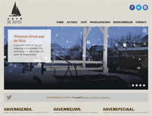 Tablet Screenshot of cafedehaven.nl